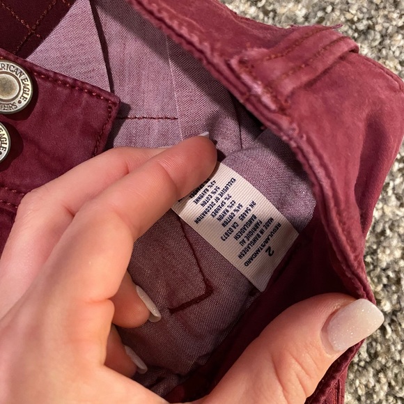 American Eagle super stretch red jeans - Picture 4 of 4